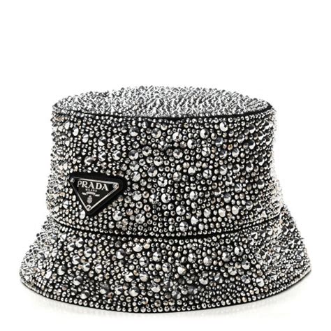 prada bucket hat rhinestone|Prada Livermore.